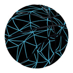 Black And Blue Geometric Mosaic Print Basketball