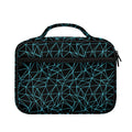 Black And Blue Geometric Mosaic Print Briefcase Bible Bag