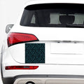 Black And Blue Geometric Mosaic Print Car Sticker
