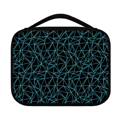 Black And Blue Geometric Mosaic Print Classic Bible Case
