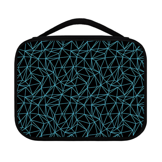 Black And Blue Geometric Mosaic Print Classic Bible Case
