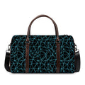 Black And Blue Geometric Mosaic Print Duffel Bag