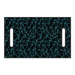 Black And Blue Geometric Mosaic Print Golf Cart Seat Cover