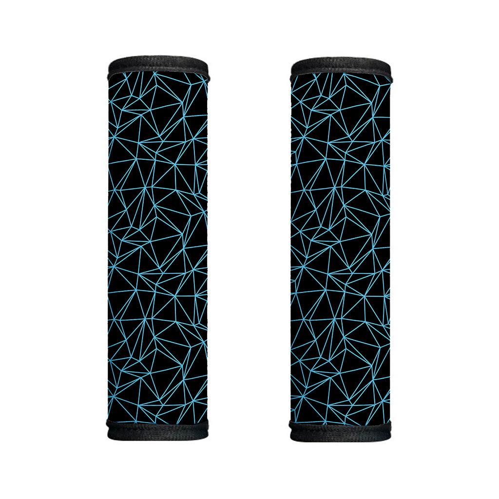 Black And Blue Geometric Mosaic Print Handle Covers