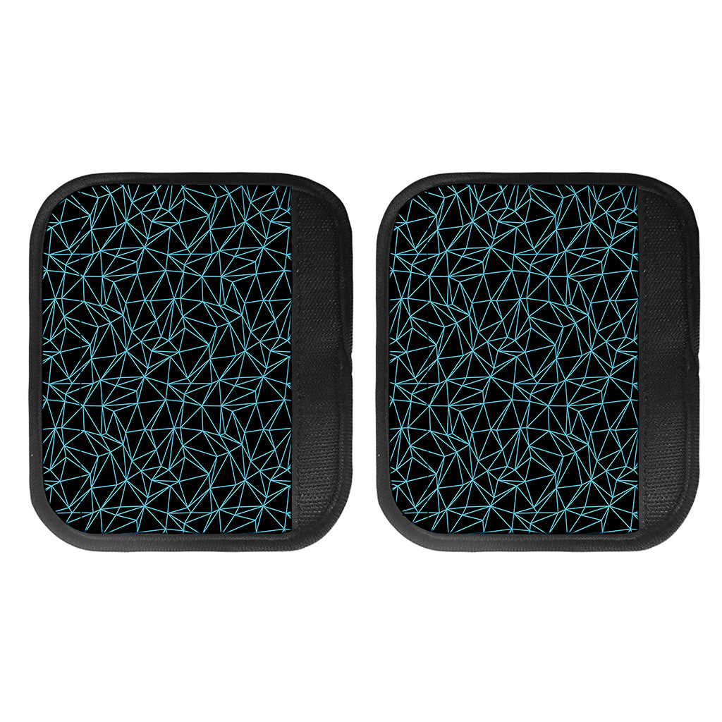 Black And Blue Geometric Mosaic Print Handle Covers