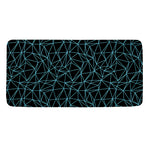 Black And Blue Geometric Mosaic Print Towel