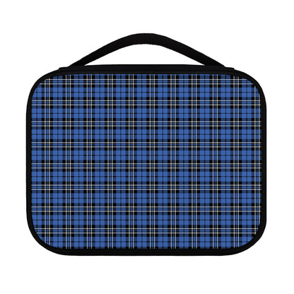 Black And Blue Tartan Pattern Print Classic Bible Case