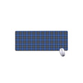 Black And Blue Tartan Pattern Print Extended Mouse Pad