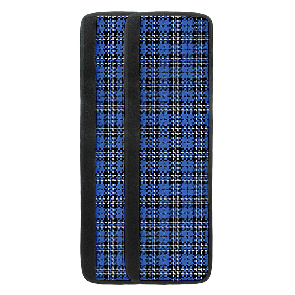 Black And Blue Tartan Pattern Print Refrigerator Handle Covers