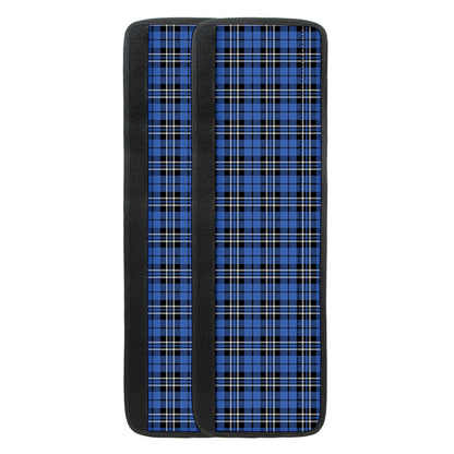 Black And Blue Tartan Pattern Print Refrigerator Handle Covers