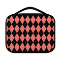 Black And Coral Argyle Pattern Print Classic Bible Case