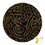 Black And Gold African Afro Print Basketball