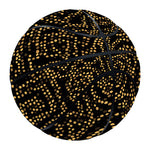 Black And Gold African Afro Print Basketball