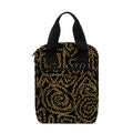 Black And Gold African Afro Print Bible Tote Bag