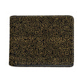 Black And Gold African Afro Print Bifold Wallet