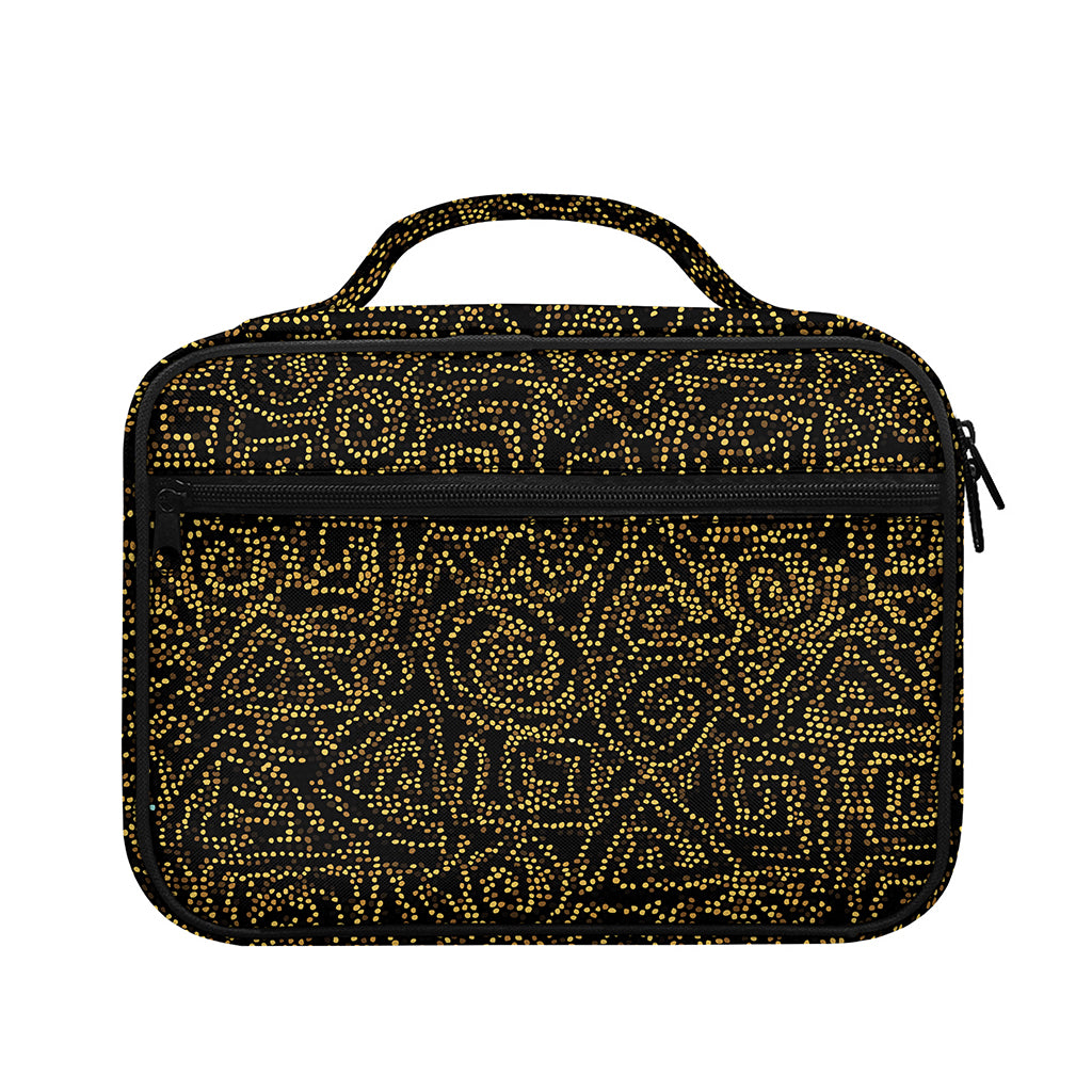 Black And Gold African Afro Print Briefcase Bible Bag