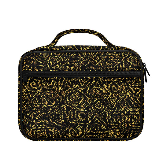 Black And Gold African Afro Print Briefcase Bible Bag