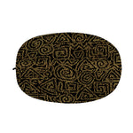 Black And Gold African Afro Print Car Side Mirror Covers