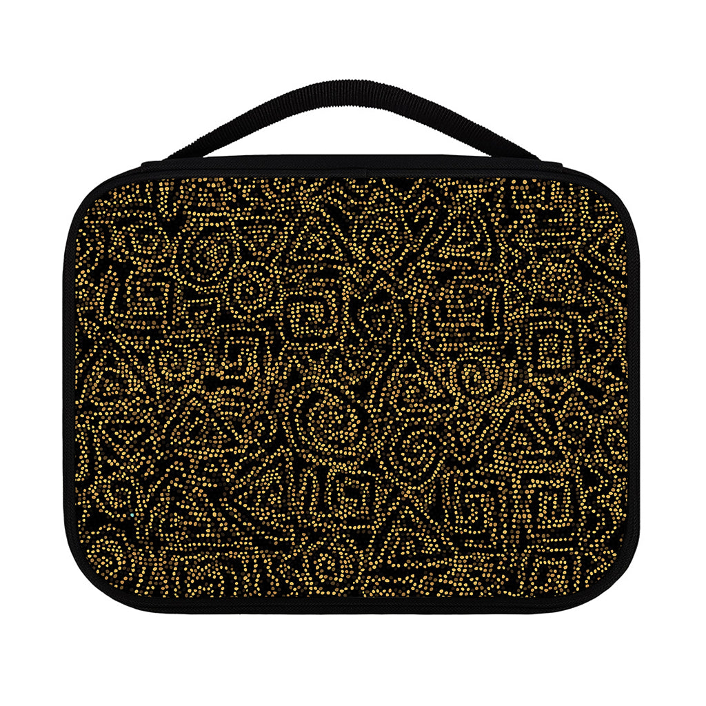 Black And Gold African Afro Print Classic Bible Case