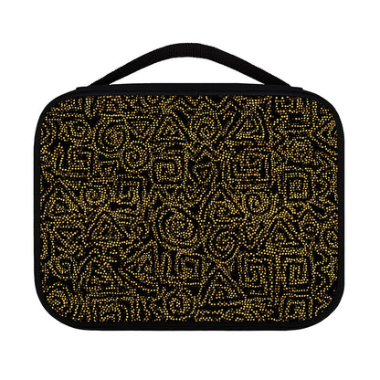 Black And Gold African Afro Print Classic Bible Case
