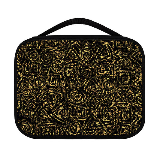 Black And Gold African Afro Print Classic Bible Case