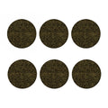 Black And Gold African Afro Print Coaster Set