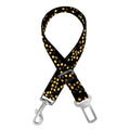 Black And Gold African Afro Print Dog Seat Belt