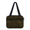 Black And Gold African Afro Print Double Strap Bible Bag
