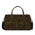 Black And Gold African Afro Print Duffel Bag