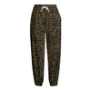 Black And Gold African Afro Print Fleece Lined Knit Pants