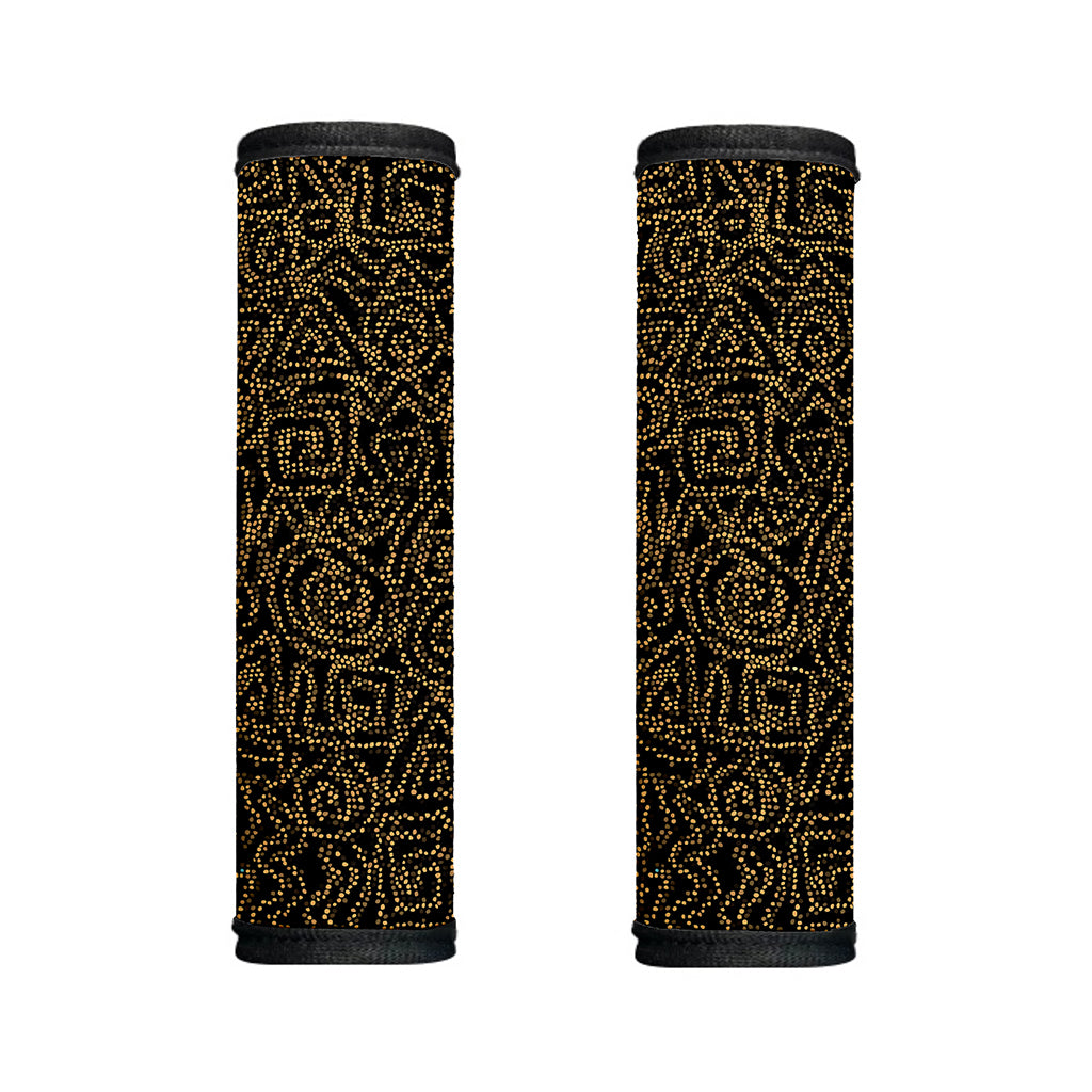 Black And Gold African Afro Print Handle Covers