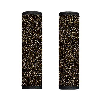 Black And Gold African Afro Print Handle Covers
