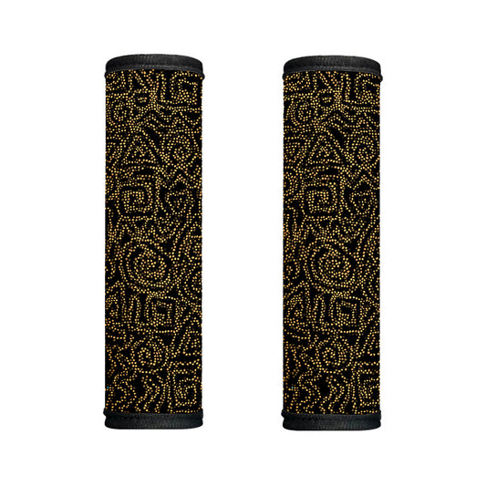 Black And Gold African Afro Print Handle Covers