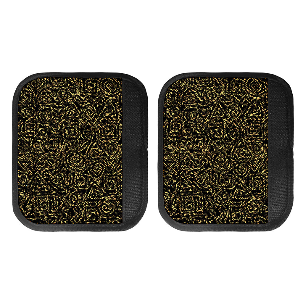 Black And Gold African Afro Print Handle Covers