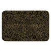 Black And Gold African Afro Print Indoor Door Mat