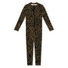 Black And Gold African Afro Print Jumpsuit