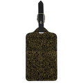Black And Gold African Afro Print Luggage Tag