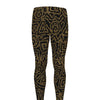 Black And Gold African Afro Print Men's leggings