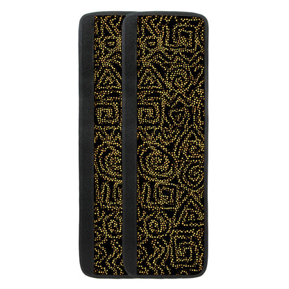 Black And Gold African Afro Print Refrigerator Handle Covers