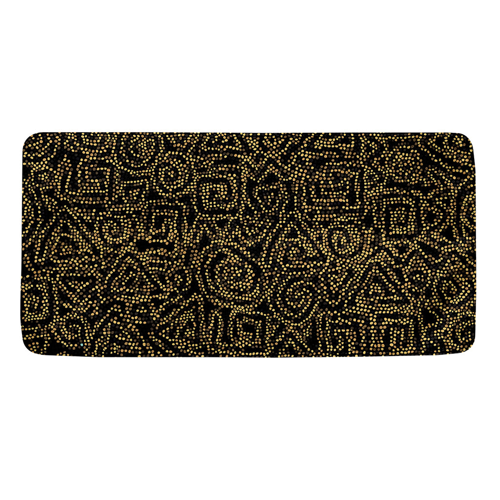 Black And Gold African Afro Print Towel