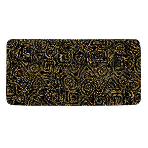 Black And Gold African Afro Print Towel