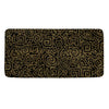 Black And Gold African Afro Print Towel