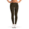 Black And Gold African Afro Print Women's Leggings