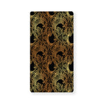 Black And Gold Celestial Pattern Print Baby Crib Sheet