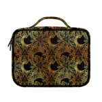 Black And Gold Celestial Pattern Print Briefcase Bible Bag