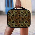 Black And Gold Celestial Pattern Print Classic Bible Case