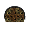 Black And Gold Celestial Pattern Print Coin Purse