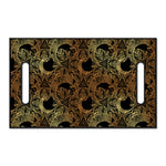 Black And Gold Celestial Pattern Print Golf Cart Seat Cover
