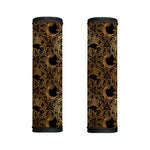 Black And Gold Celestial Pattern Print Handle Covers