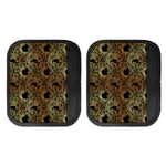 Black And Gold Celestial Pattern Print Handle Covers